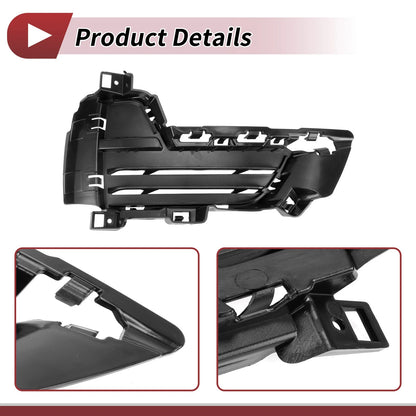Front Right Fog Light Grill for BMW X5 (2014-2018) 1 x Black