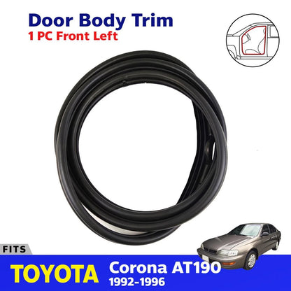 Door Trim Body Rubber Seal Front LH Fits Toyota Corona ST AT190 SED 1992-96 D08