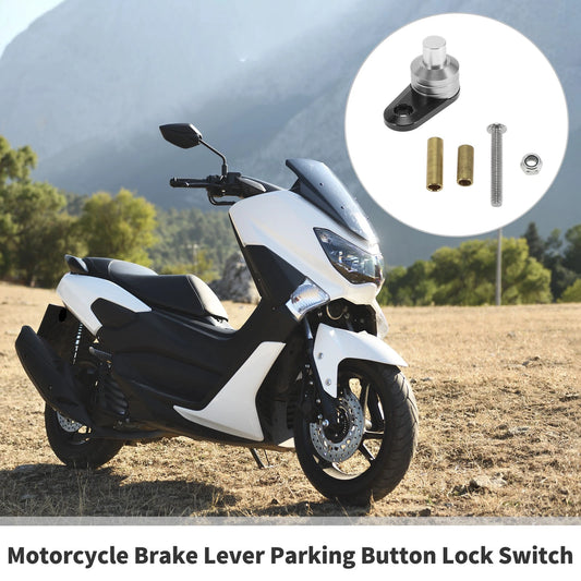 1 Set / Universal Motorcycle Brake Lever Parking Button Lock Switch for Motorcycle