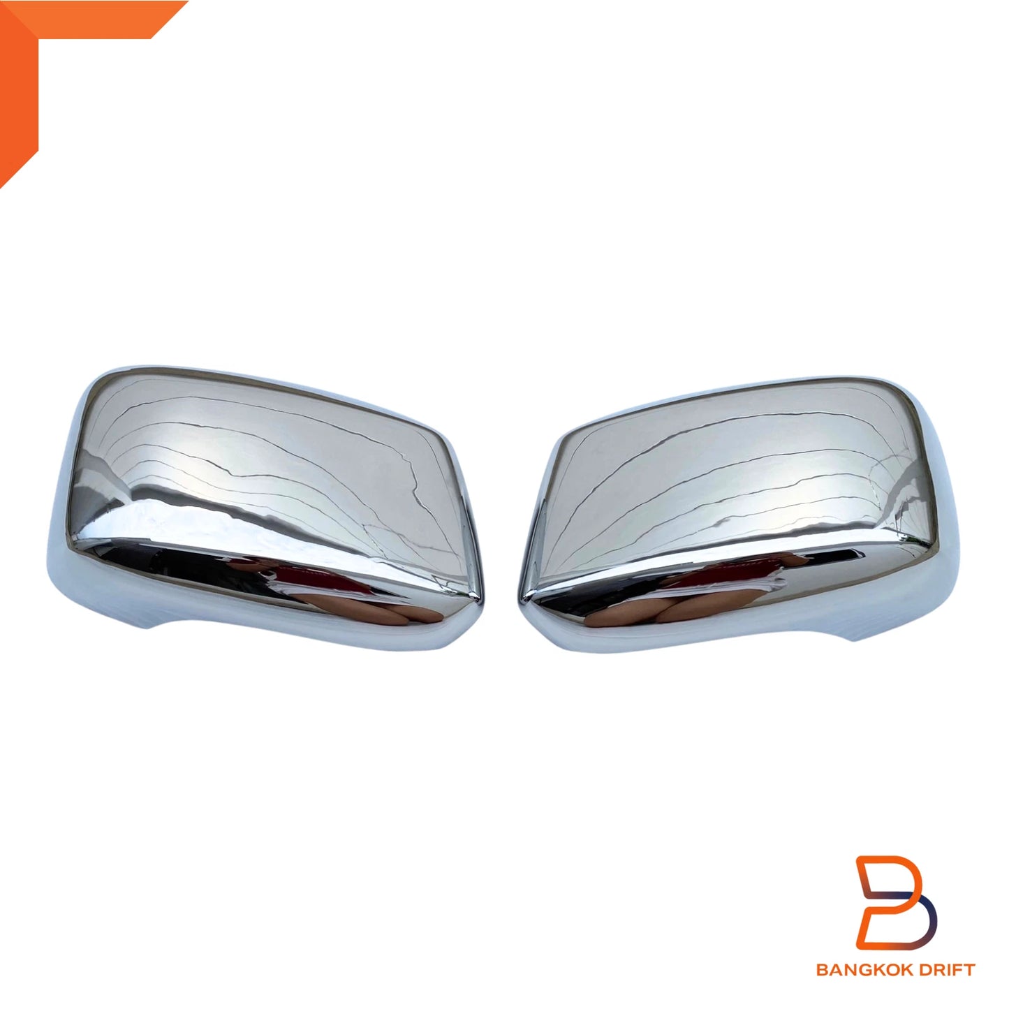 Chrome Side Wing Mirror Covers for Nissan Navara NP300 D23 (2015-2023)