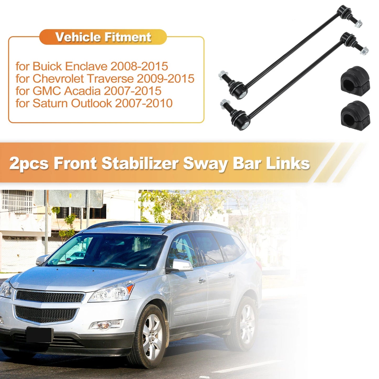 Front Sway Bar Links for Buick Enclave & GMC Acadia
