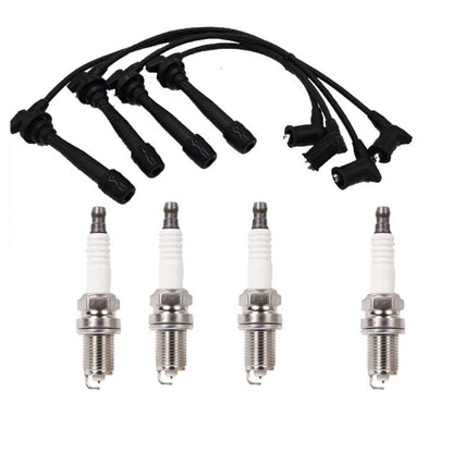 Spark Plugs & Ignition Lead Set for Hyundai Getz TB 1.4L 1.5L 1.6L (2005-2011)