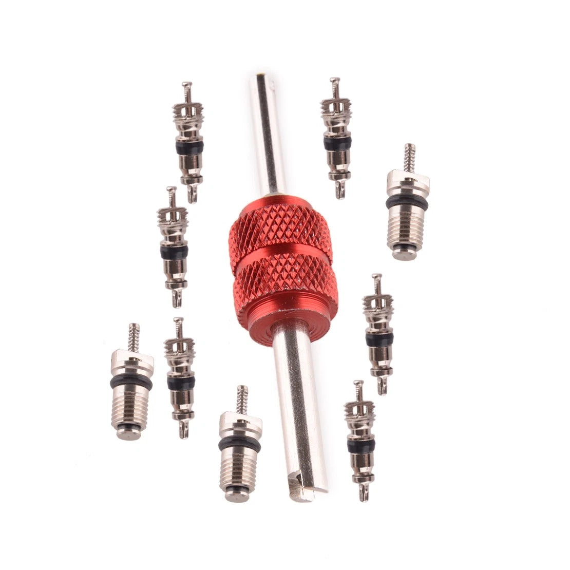 AC Valve Core Kit for Air Conditioning R134A R12 HVAC Systems