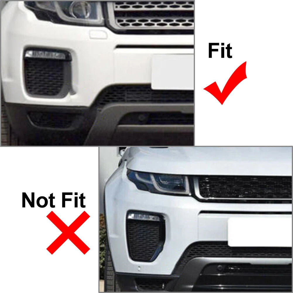 Front Fog Light Surround Trim for Land Rover Range Rover Evoque 2016-2019