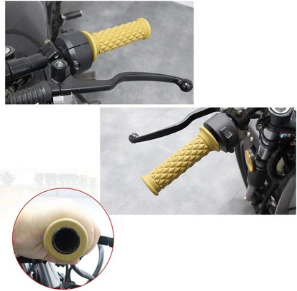 Diamond Motorcycle Cafe Racer Hand Grip 22mm OPEN END