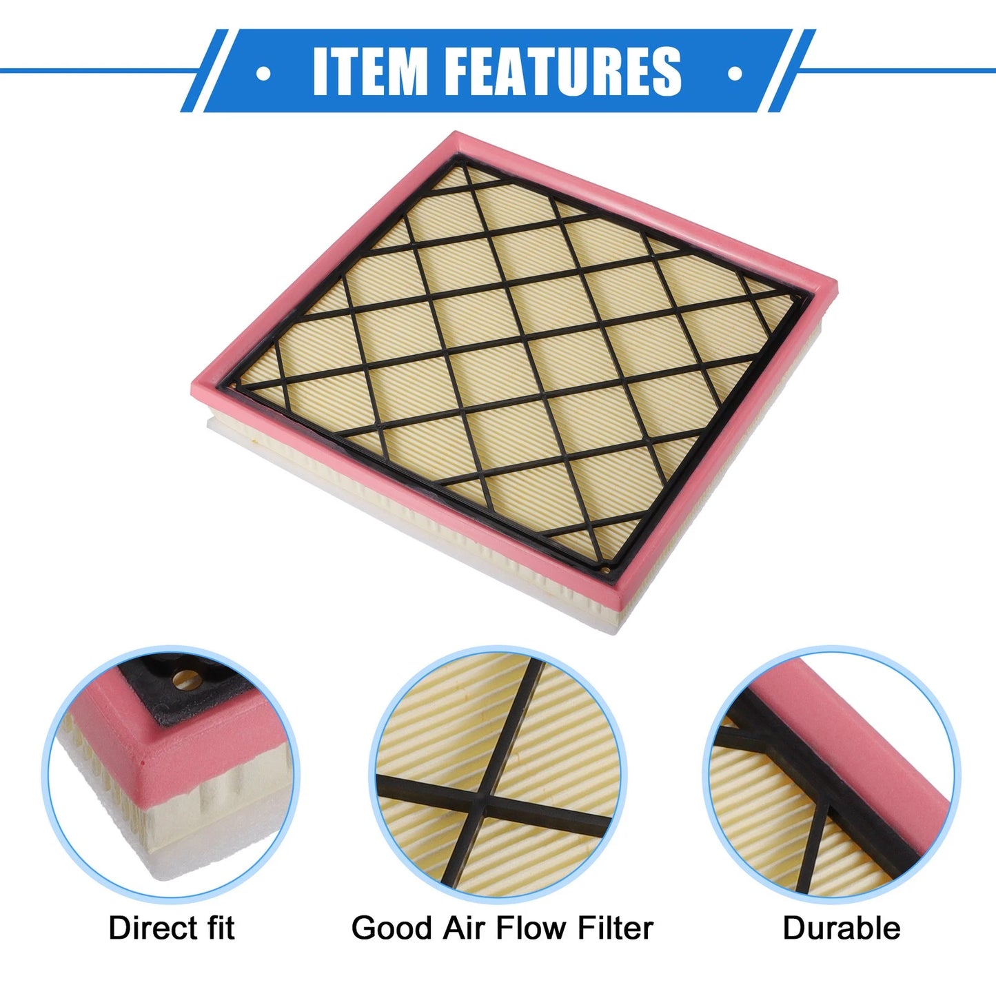Engine Air Filter Beige for Chevrolet Cruze (2011-2016)