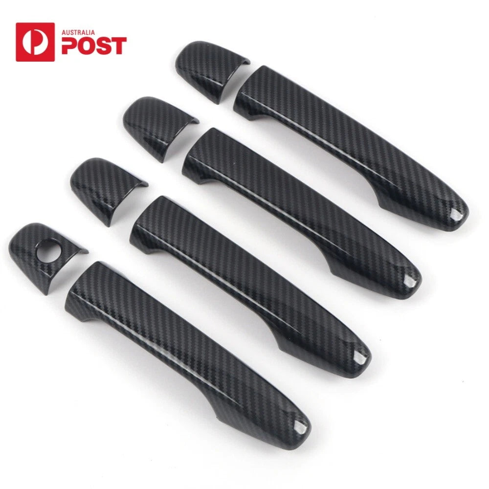 Carbon Fiber Look Exterior Door Handle Cover Trim for Subaru WRX STi (2015-2021)