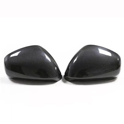 100%Carbon Fiber Add-on Side Mirror Caps Cover for Maserati GranTurismo GC 08-19