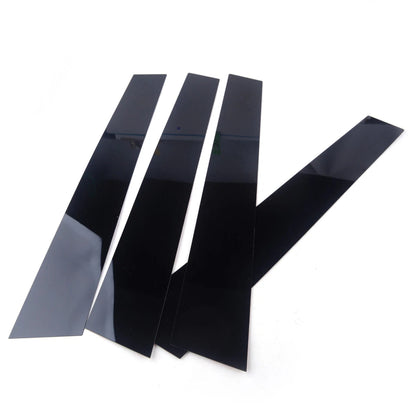 Black Window Pillar Post Cover Trim for 2013-2018 Nissan Altima