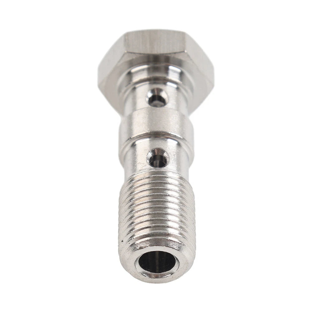 Stainless Double Banjo Bolt 3/8x24 AN3 Brake Adaptor for Car Model