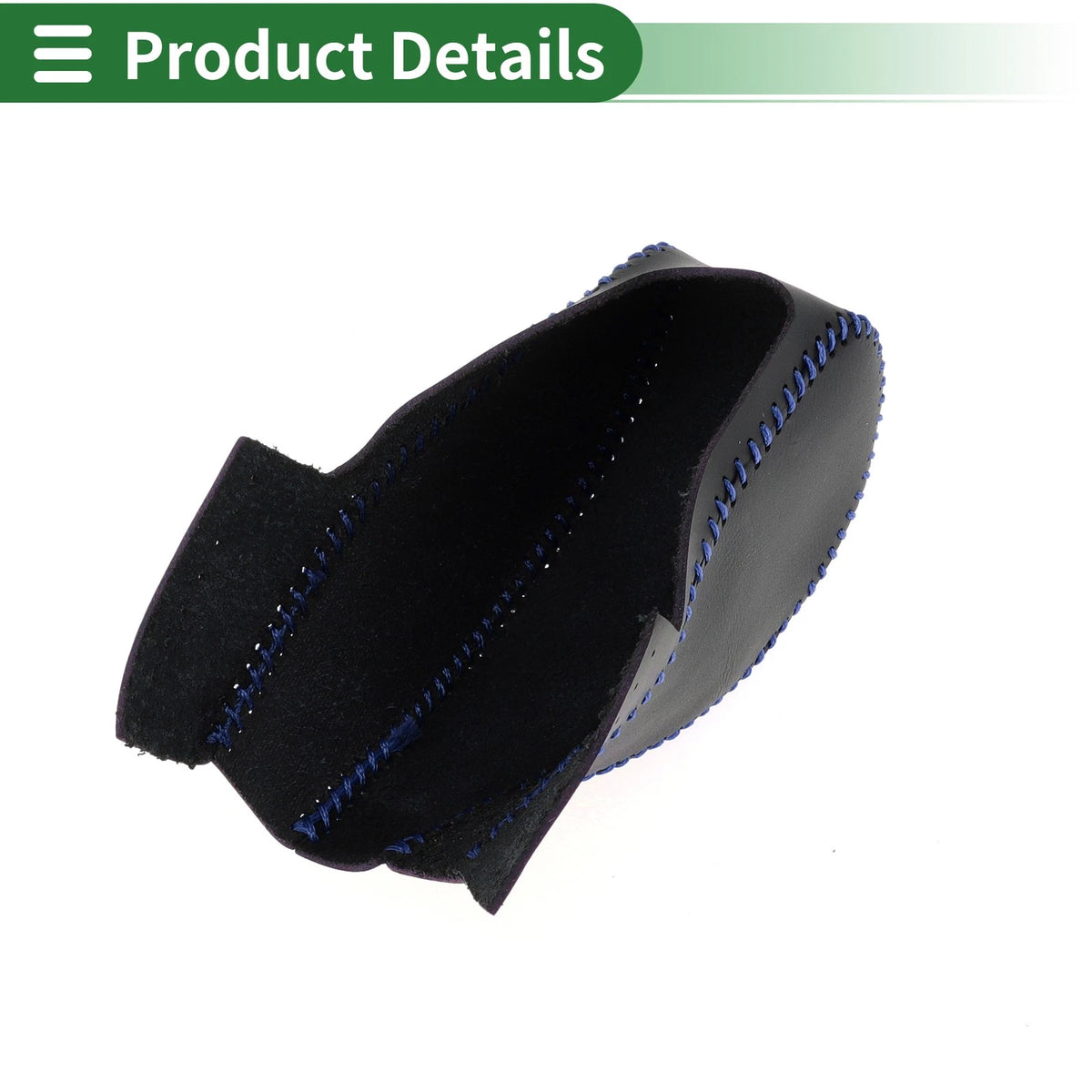 Black Blue Faux Leather Gear Shift Knob Cover for Subaru Forester (2014-2017)
