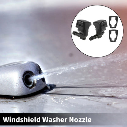 2 x Front Windshield Washer Nozzles for Jeep Cherokee (2014-2019)
