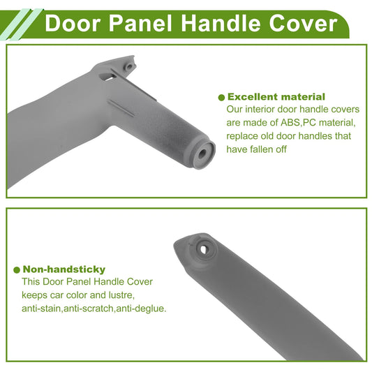 Door Panel Handle Pull Trim Cover for BMW X5 E70 (2007 - 2013) Gray Black