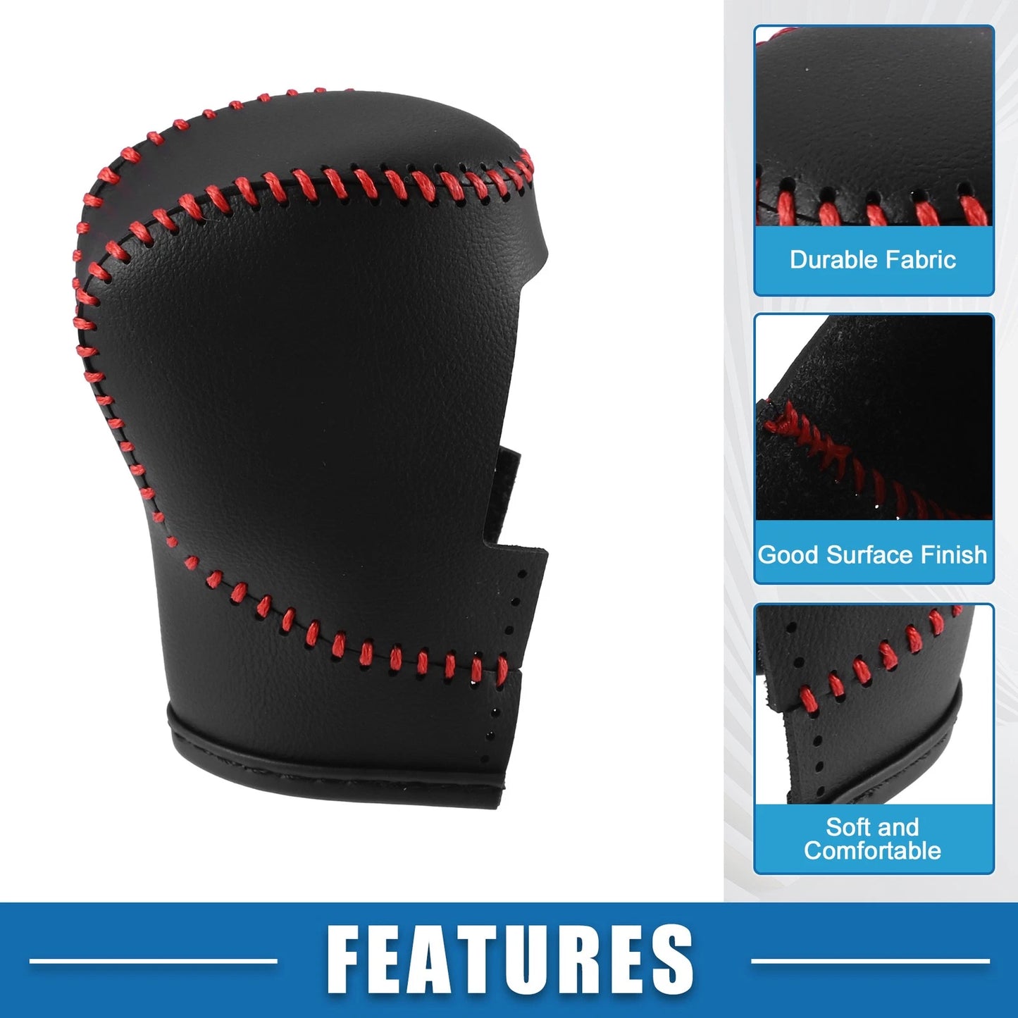 Gear Shift Lever Cover for Honda Civic 11th Gen 2022-2023 Black Red Line