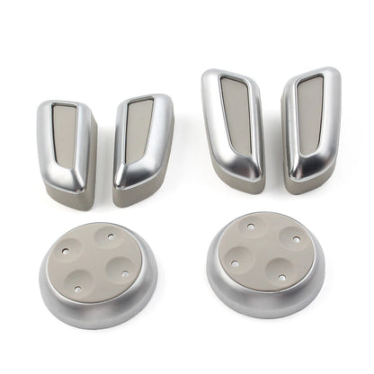 Car Seat Switch Adjustment Button Cover Set for Audi A3 A4 A5 A6 A7 Q3 Q5