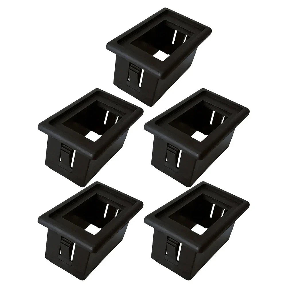 Rocker Switch Housing Panels 5pcs ABS for Reliable Mounting in Boats/Cars