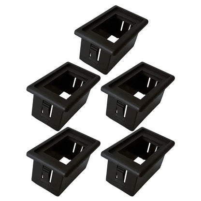 Rocker Switch Housing Panels 5pcs ABS for Reliable Mounting in Boats/Cars