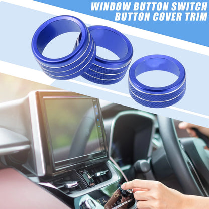 3 x Power Volume Tune 4WD Switch Knob Cover for Toyota Tundra
