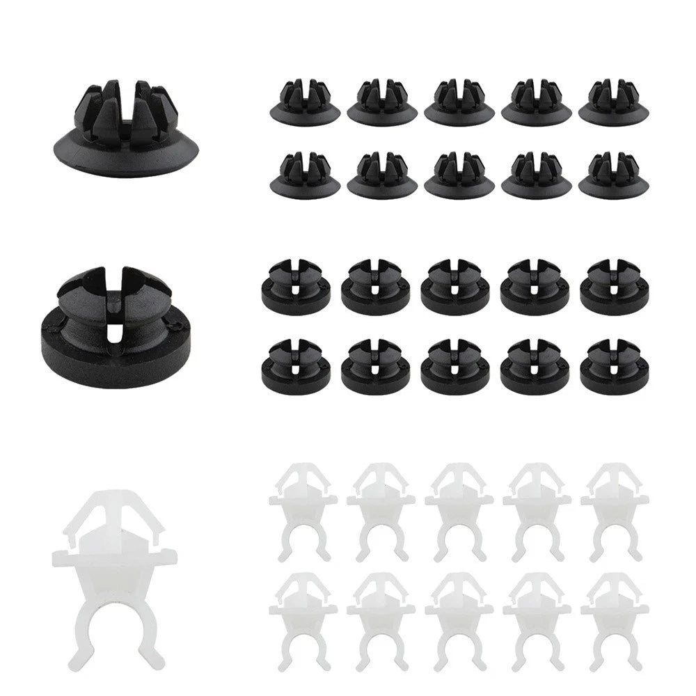 30 Pcs Hood Support Clips for Honda Accord, Odyssey, Prelude (2003-2007)