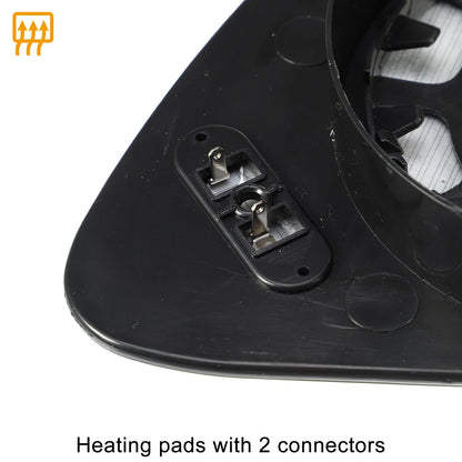 Right Side Heated Mirror Glass for Toyota Yaris (2010-2012)