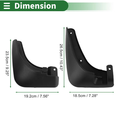 Mud Flaps Splash Guards for Kia Carens (2007-2015)