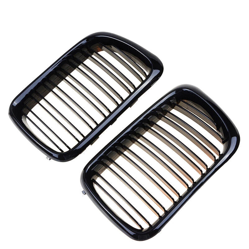 Gloss Black Front Kidney Grille for BMW E36 M3 3 Series (1997-1999)