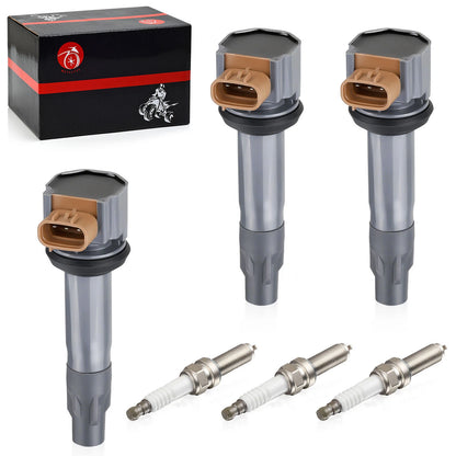 3 x Ignition Coil & Spark Plug for Can-Am Maverick X3 Max Turbo (2018–2022)