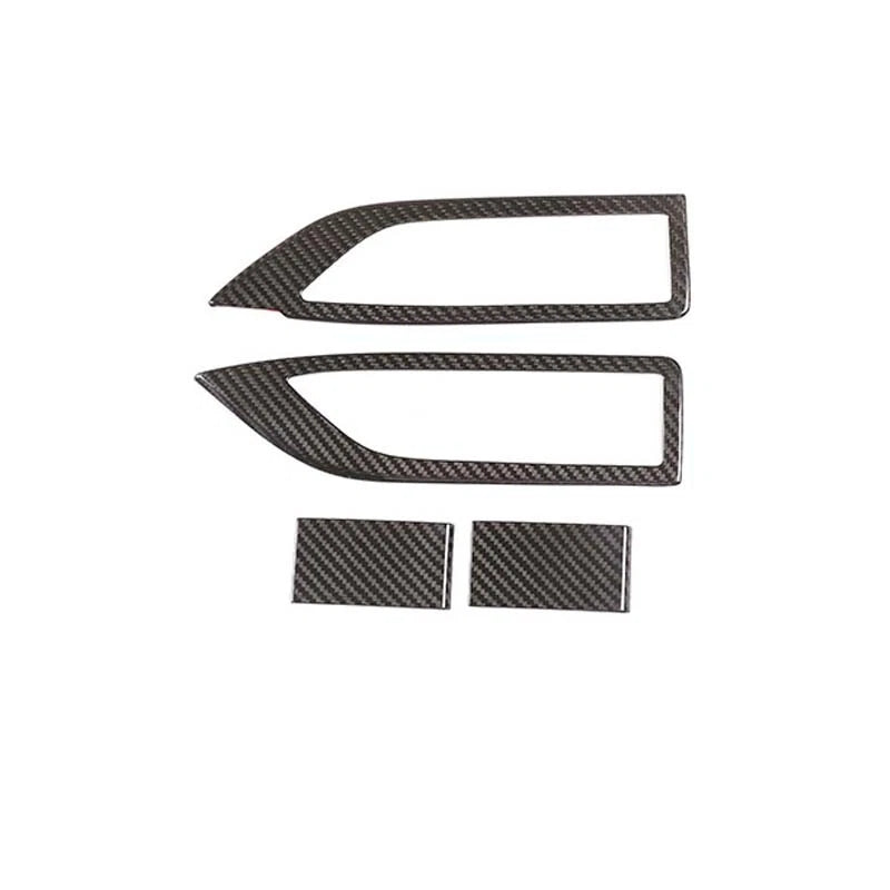Dry Carbon Fiber Window Lift Switch Panel Cover Trim for Ferrari 458 2011-2016