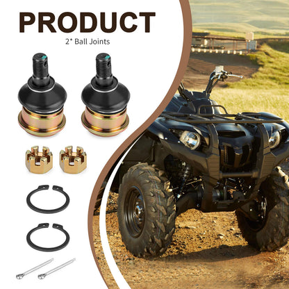 Front Upper Lower Ball Joints for Yamaha Grizzly 550 YFM550 4x4 FI EPS 2013-2014