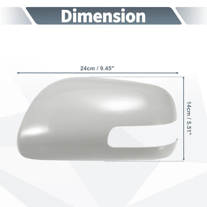 Left Side Mirror Cover Cap Gray for Toyota Mark X Reiz