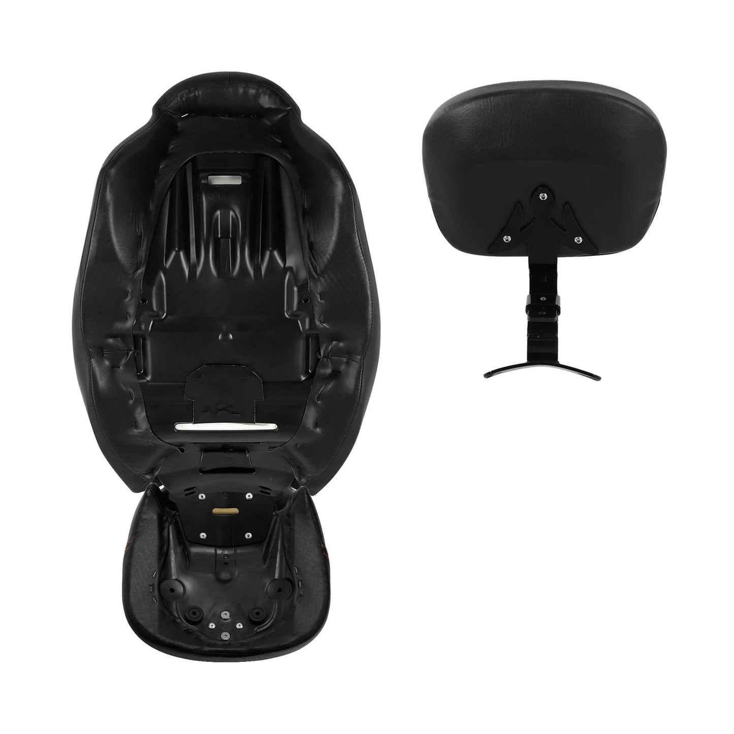 Low-Profile Driver Seats Backrest for Harley Touring (2009-2023)