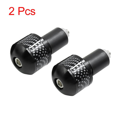 2 x 7/8" 22mm Handlebar End Caps for Motorcycle