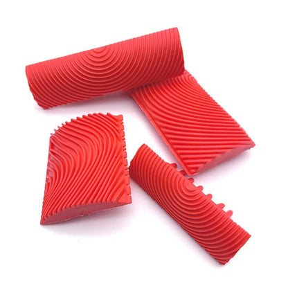 4pcs Wood Grain Tool Kit for Decorative Painting