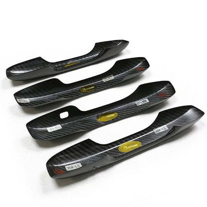 Real Carbon Fiber Exterior Door Handle Cover Trim fit For Honda Civic XI 2022+