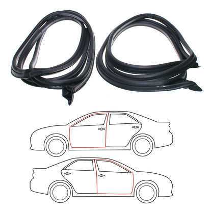 Front Door Weatherstrip Rubber Set for Mercedes-Benz W124 280TE 300TE 250TD 300D