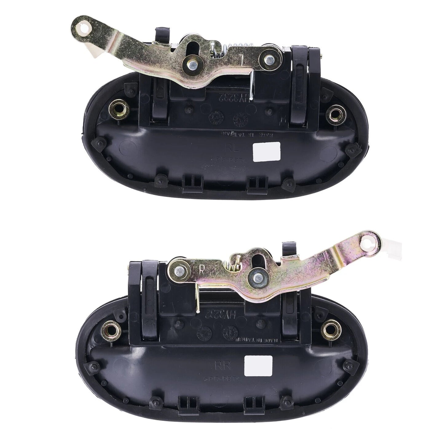 Outer Door Handle Set of 2 for Hyundai Excel X3 (1994-2000) Black Left & Right