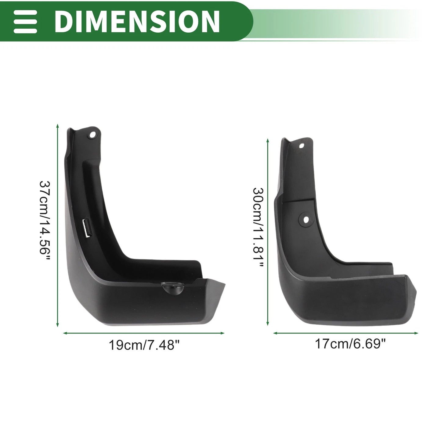 Mud Flaps Splash Guards Front & Rear for Honda Fit (2021)