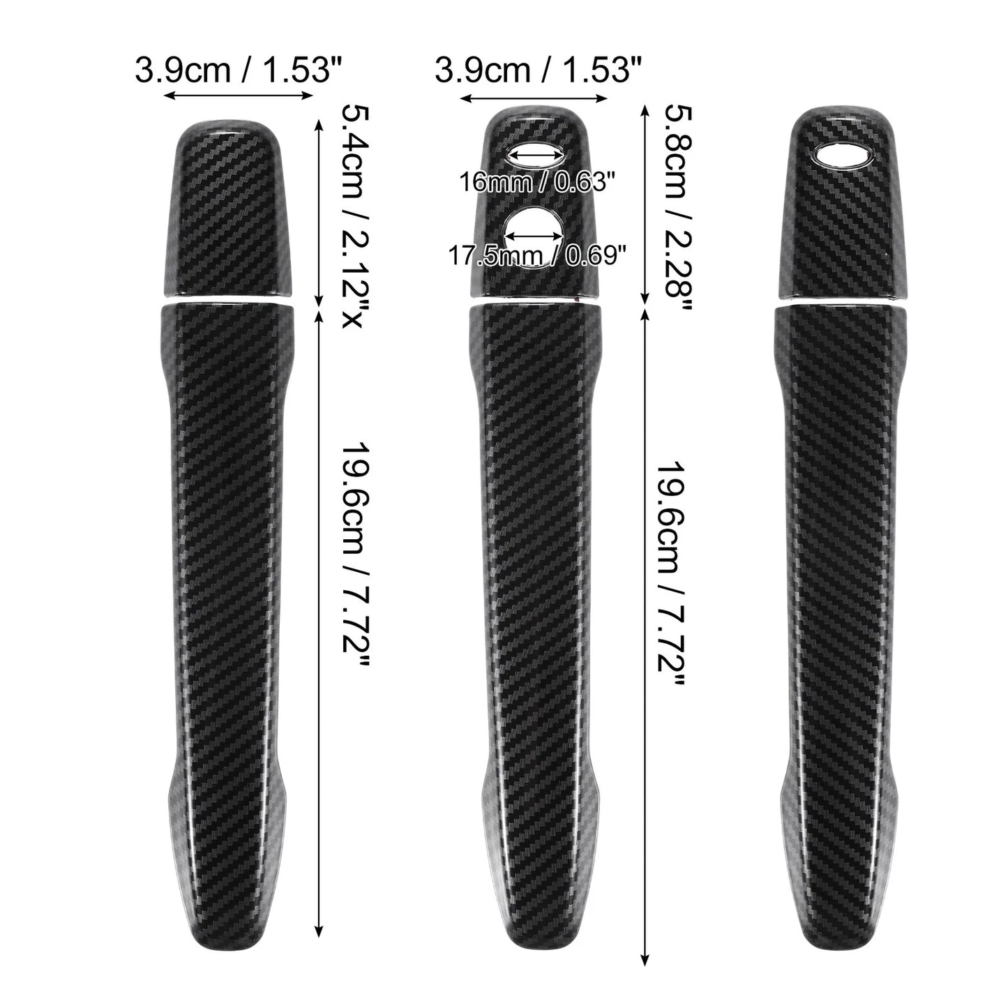 Carbon Fiber Door Handle Cover for Mitsubishi Outlander