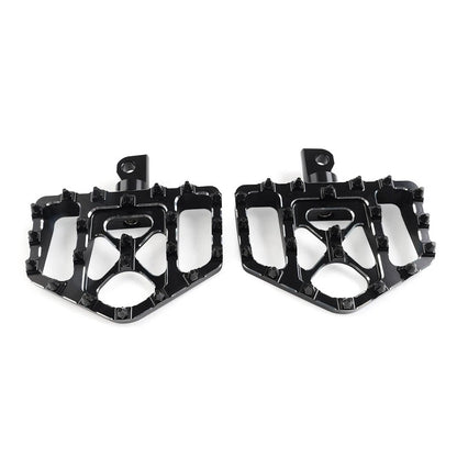 Wide Red Foot Pegs for Harley Touring Sportster Softail Dyna