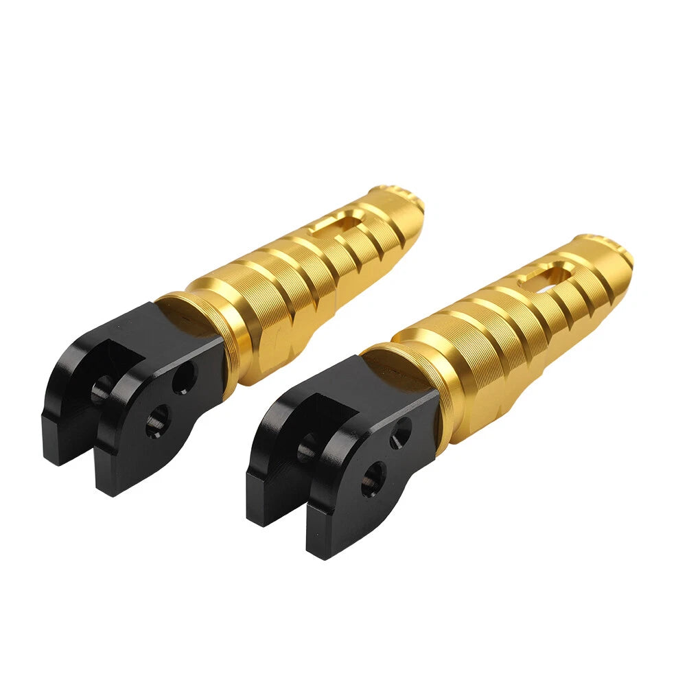 Gold Passenger Rear Footrests for Ducati Scrambler 400 800 1100 Sport (2015-2023)