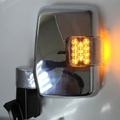 Chrome Electric Door Side Mirror w/ LED for Toyota Land Cruiser 70 (1984-)