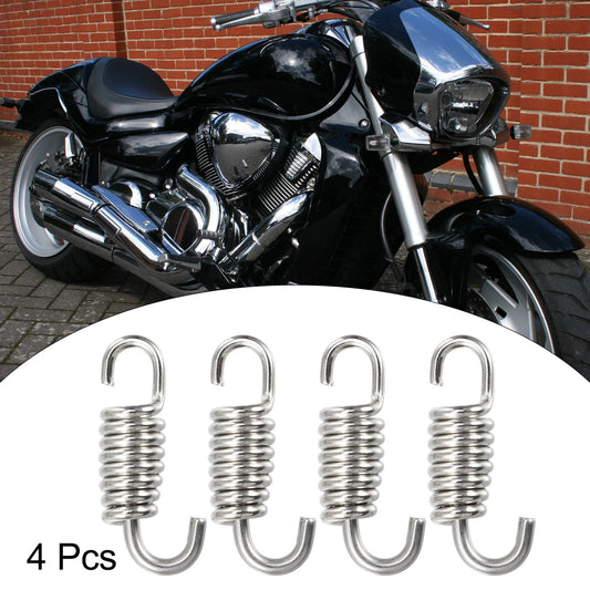 4x 43mm 1.69in Motorcycle Muffler Exhaust Pipe Springs for Universal