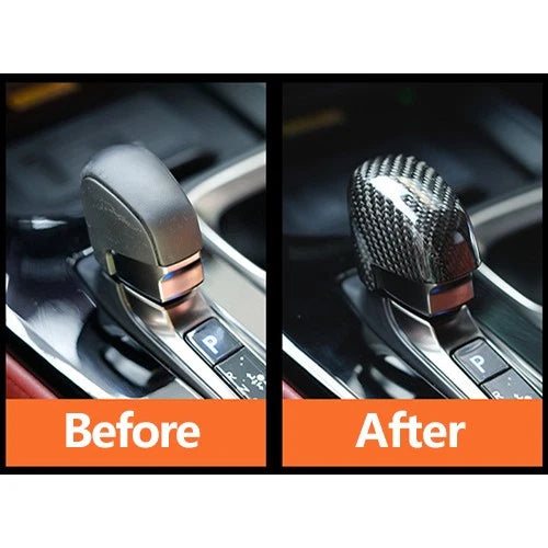 Carbon Fiber Gear Shift Knob Cover for Lexus RX350 500h (2023-2024)