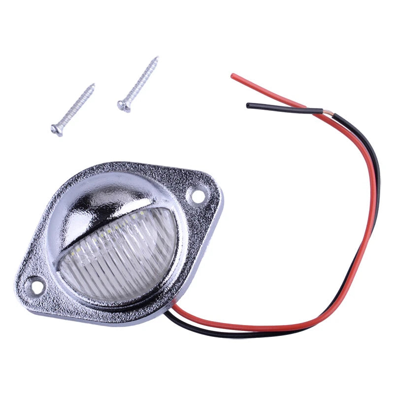 1Pc LED Deck Courtesy Light for Marine Boat RV Waterproof White Stern Lamp