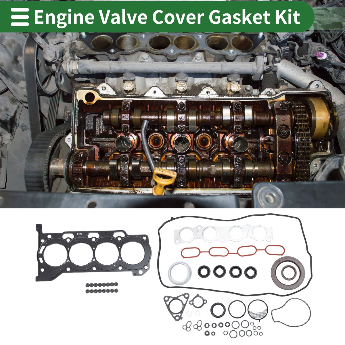 Engine / Valve Cover Gasket Kit for TOYOTA PRIUS 1.8L L4 (2010–2020)