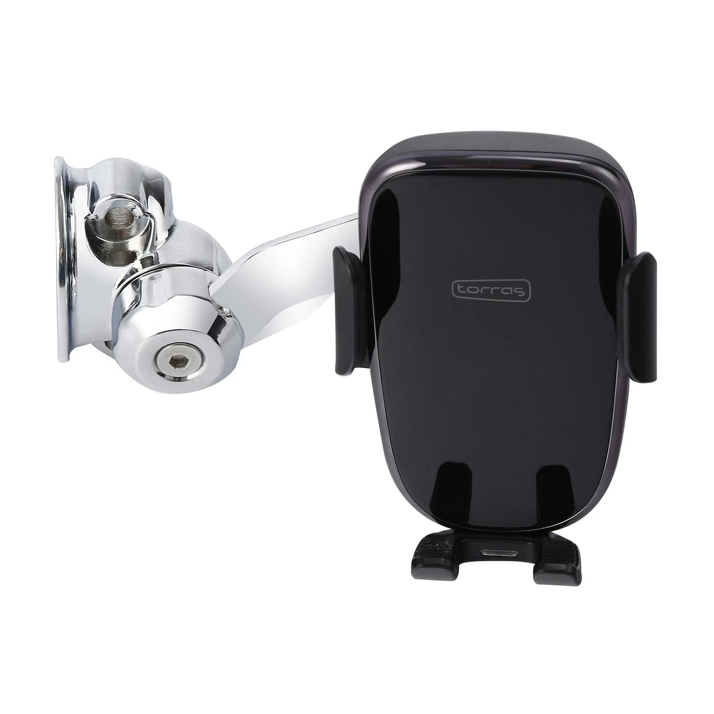 1'' Handlebar Phone Holder Automatic Clamping Charger for Harley Touring Dyna