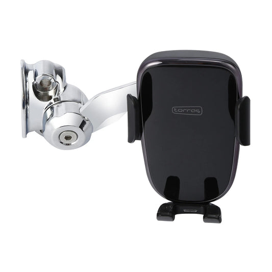 1'' Handlebar Phone Holder Automatic Clamping Charger for Harley Touring Dyna