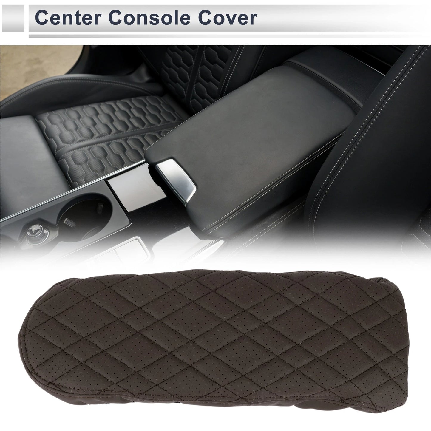 Car Center Console Cover for BMW 2 Series Deep Brown (2021-2024) 1 Pc