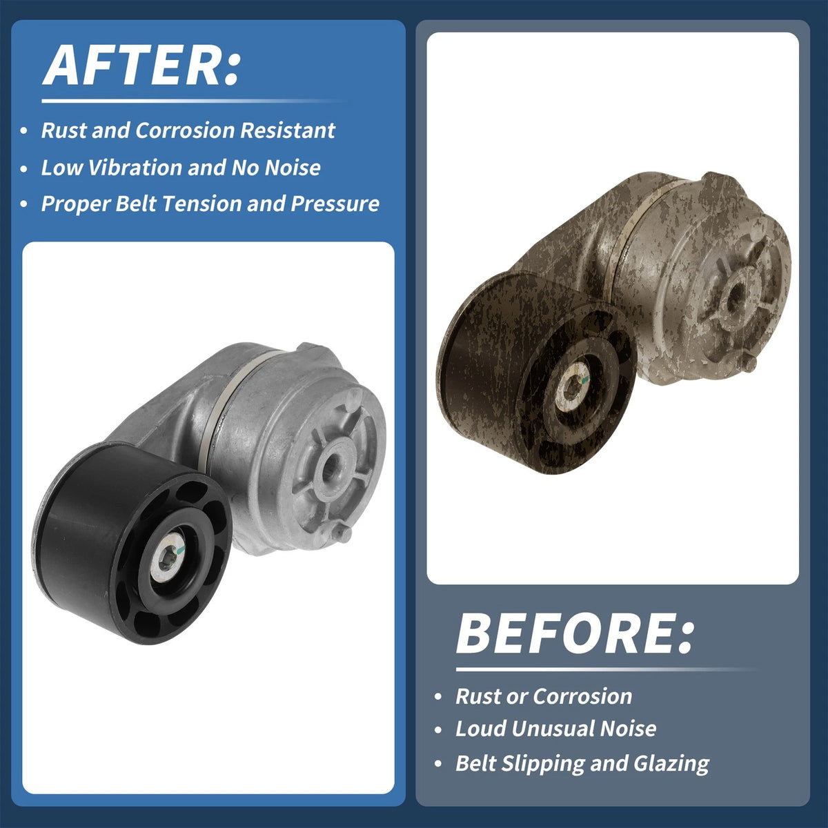 Belt Tensioner Metal 1 Pc for Chevrolet C6500 Kodiak (2004-2009)