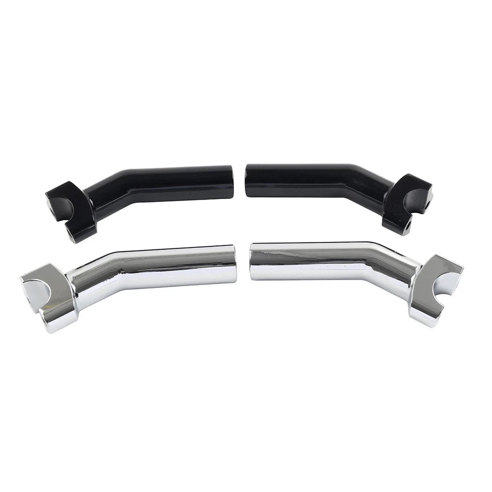 5.5" CNC Pullback Handlebar Risers for Harley Dyna Softail Sportster (2004-2023)